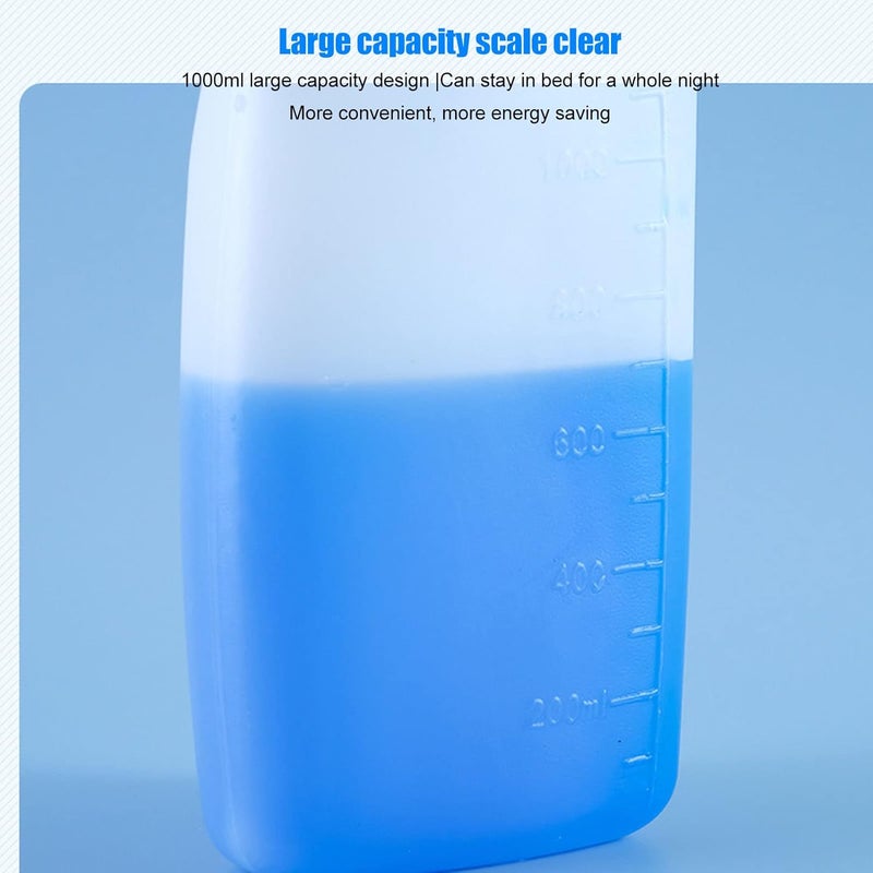 woobles Large Capacity Leak Proof Reusable car Urine Bottle 1000ml Female - Image 1